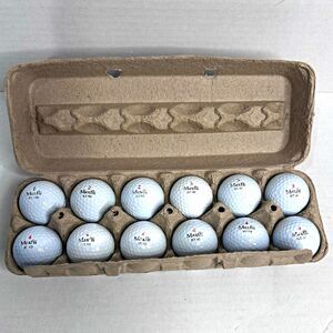 Vintage Maxfli HT-90 & HT-100 Golf Balls Preowned Balata 2-Piece Lot of 12